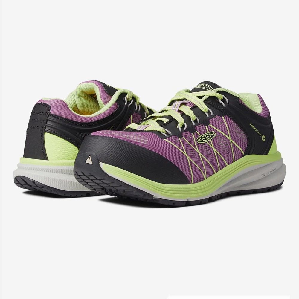 Keen Utility vista energy African Violet black work shoes Sz 7